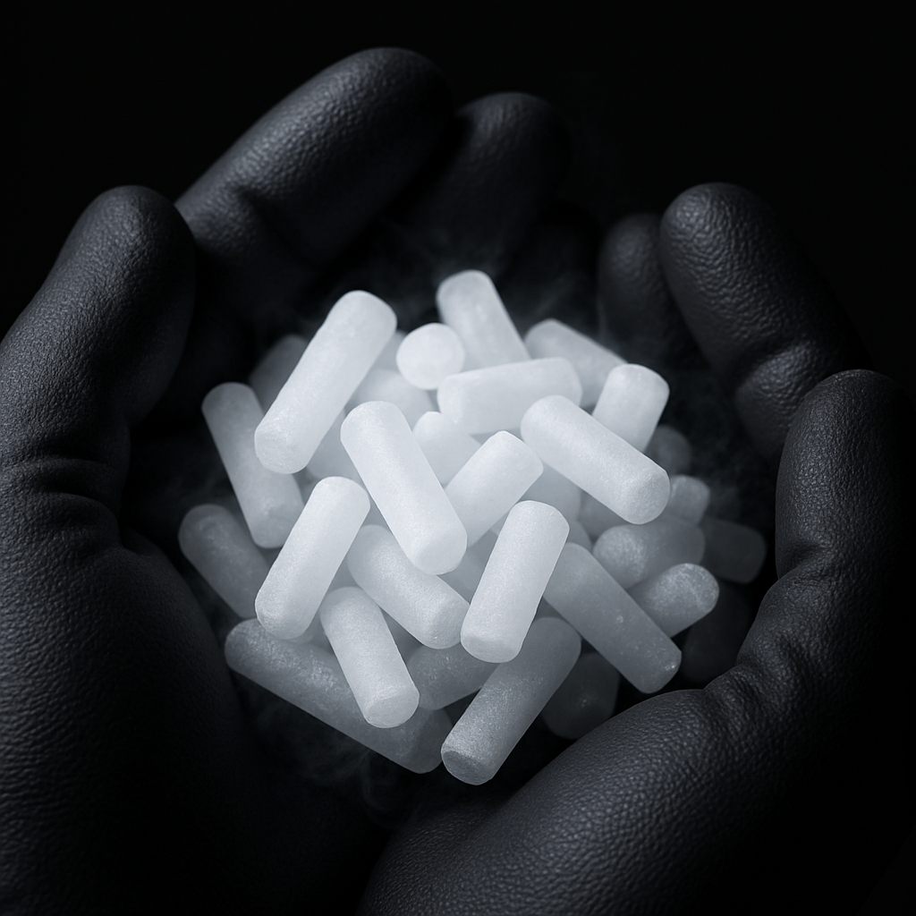 10mm dry ice nuggets for industrial applications and extended cooling